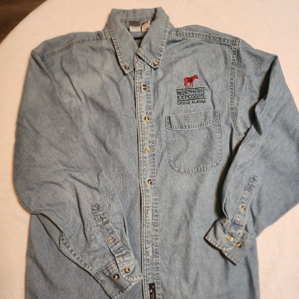Northern Exposure Denim Button Down shirt